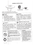 PATIO GLOW fire pit 98900 Assembly Instructions