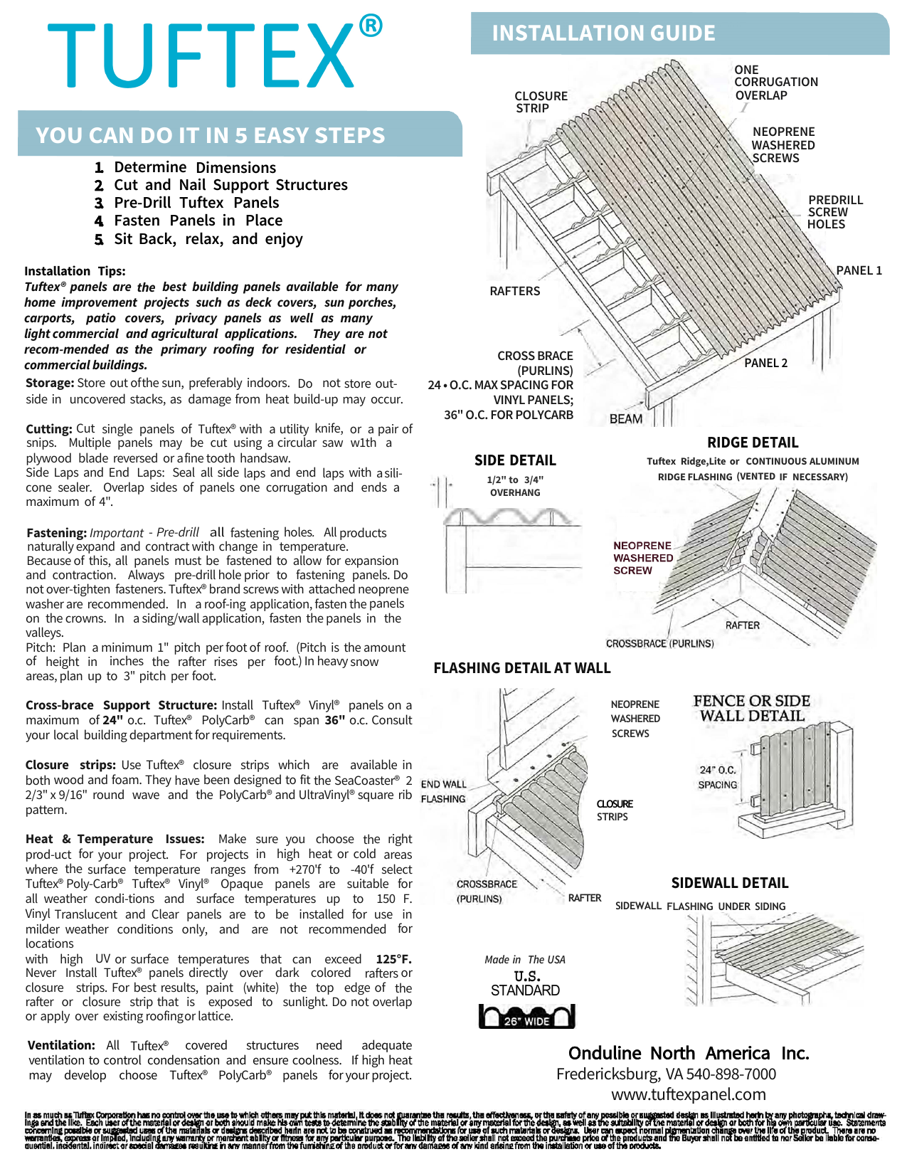 How To Install Tuftex Roof Panels Home Interior Design