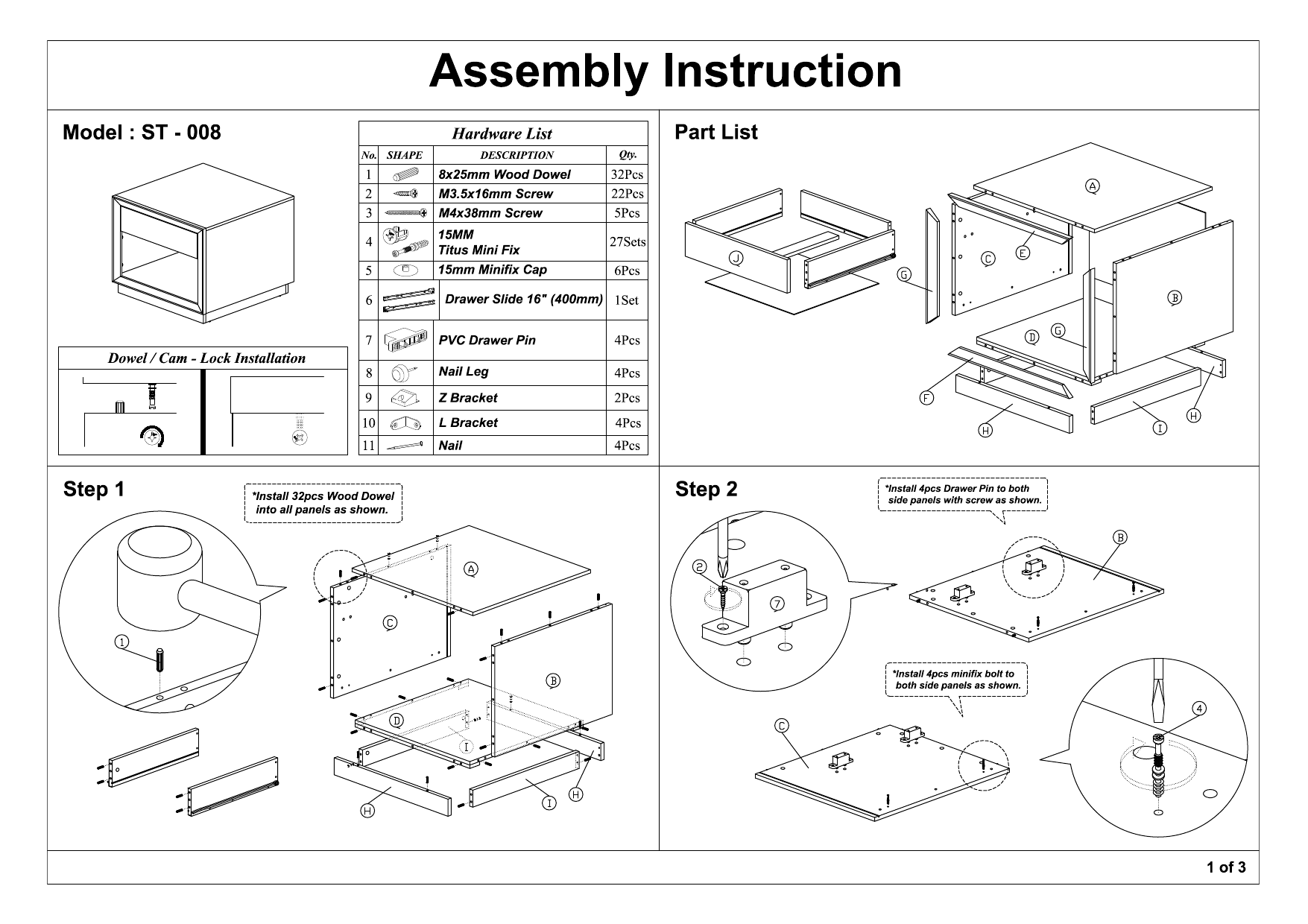 Baxton Studio 28862-4361-HD Installation guide | Manualzz