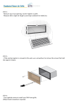 SMI Ventilation Products VBB612 Victorian Base Board 6 in. x 12 in. Opening, 8 in. x 14 in. Overall Size, Polymer Decorative Return Air Grille, White Installation Guide