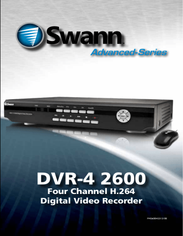 Swann 4-Channel 500 GB Hard Drive DVR installation Guide | Manualzz