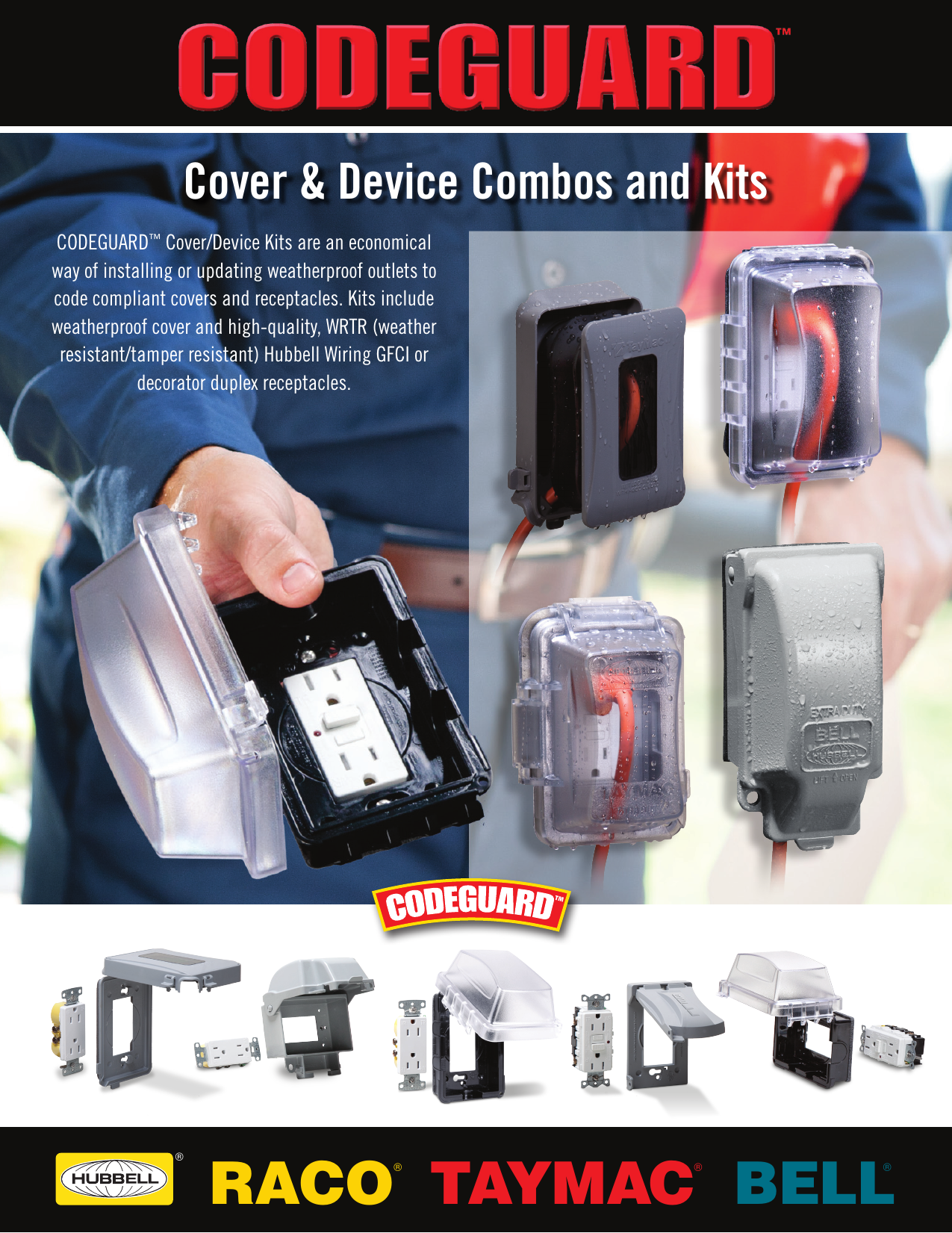 TayMac MG5802-0 15A GFCI/Horizontal In-Use Metal Cover Combo TayMac MG5802-0 15A GFCI/Horizontal In-Use Metal Cover Combo