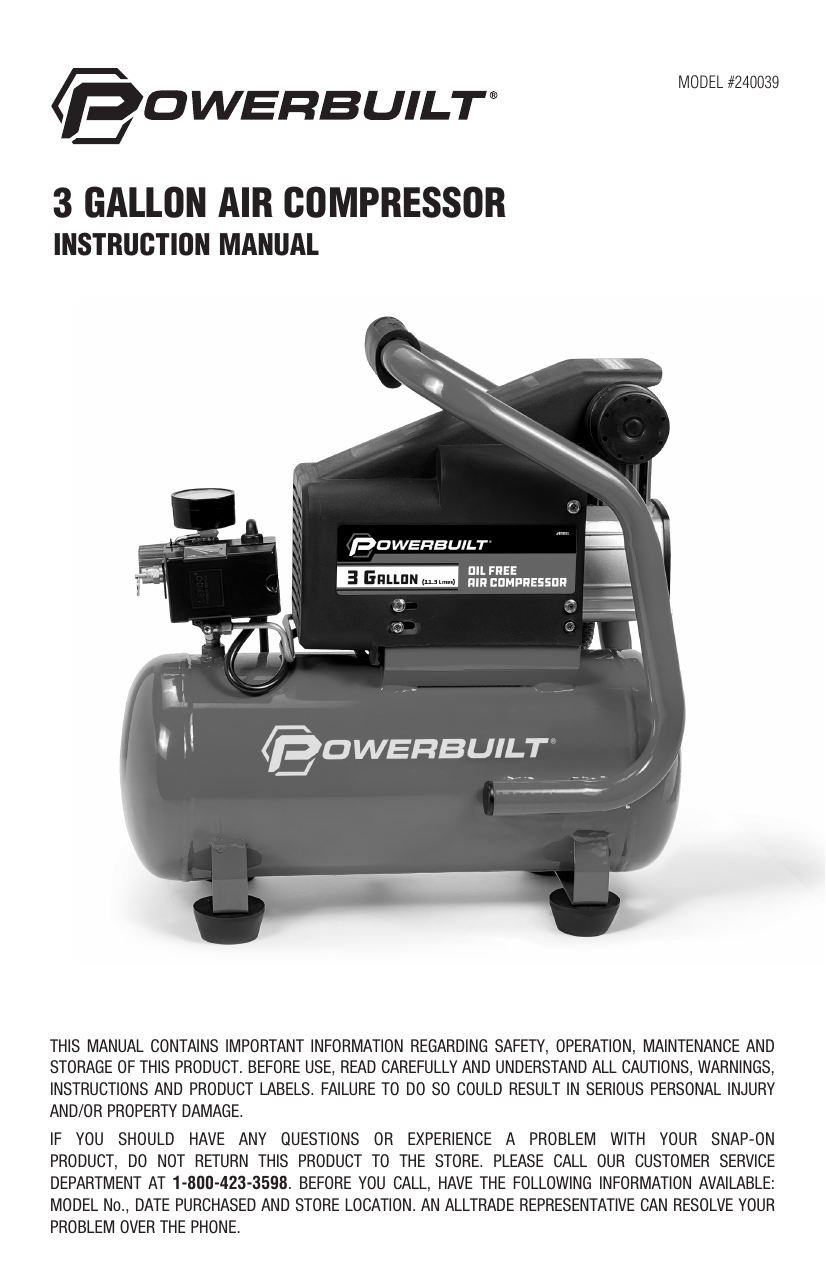 Powerbuilt 240039 Installation Guide Manualzz