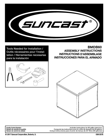 Suncast 60 Gallon Storage Cube Assembly Video 