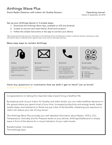 Air Purity Test Kit Manual