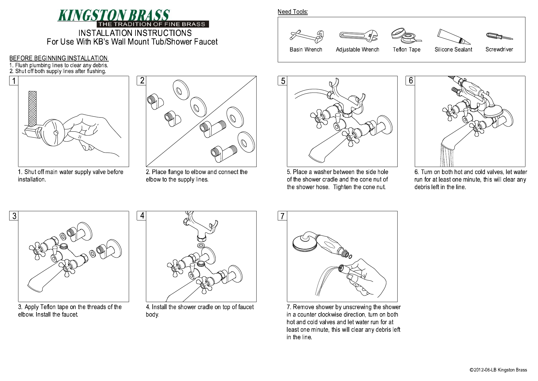 Kingston brass bathroom faucet installation