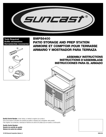 Suncast Bmps6400 48 Gal Patio Storage And Prep Station Instructions Assembly Manualzz Suncast Bmps6400 48 Gal Patio Storage, Suncast Patio Storage And Prep Station