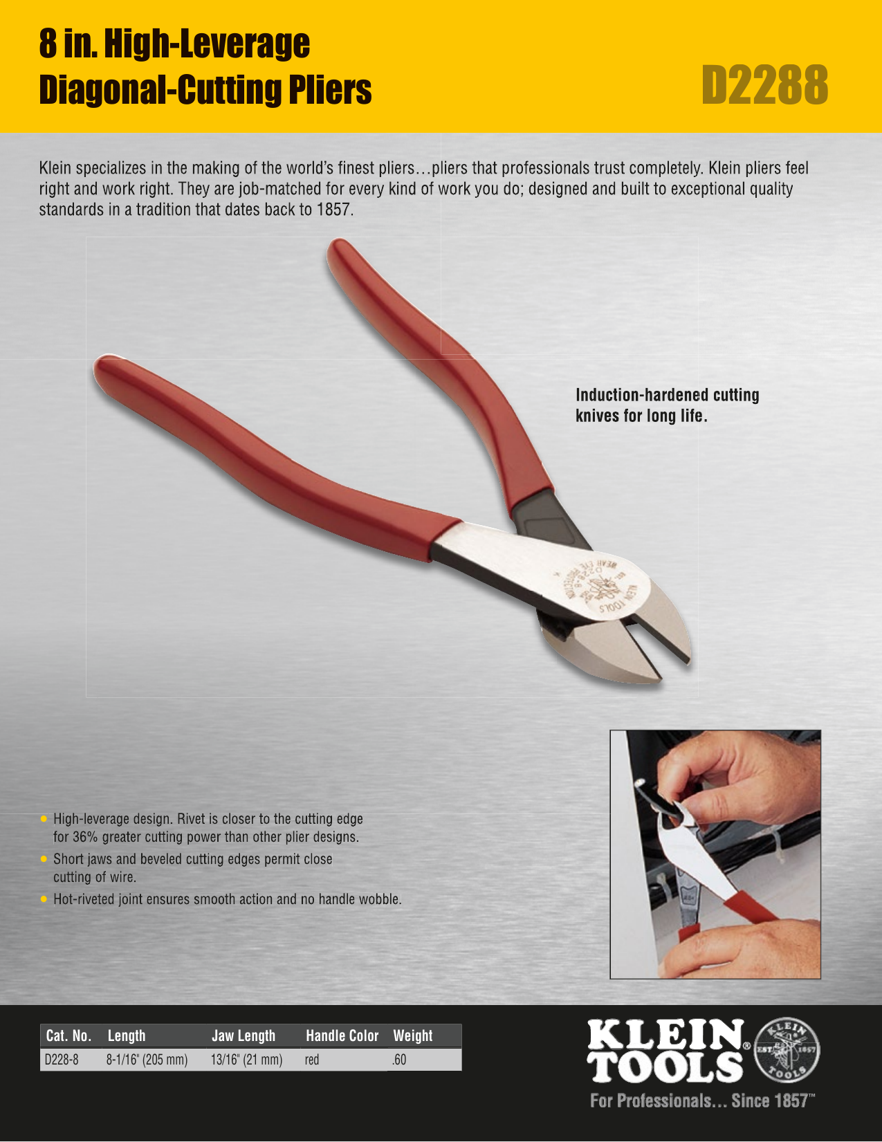 pliers specification