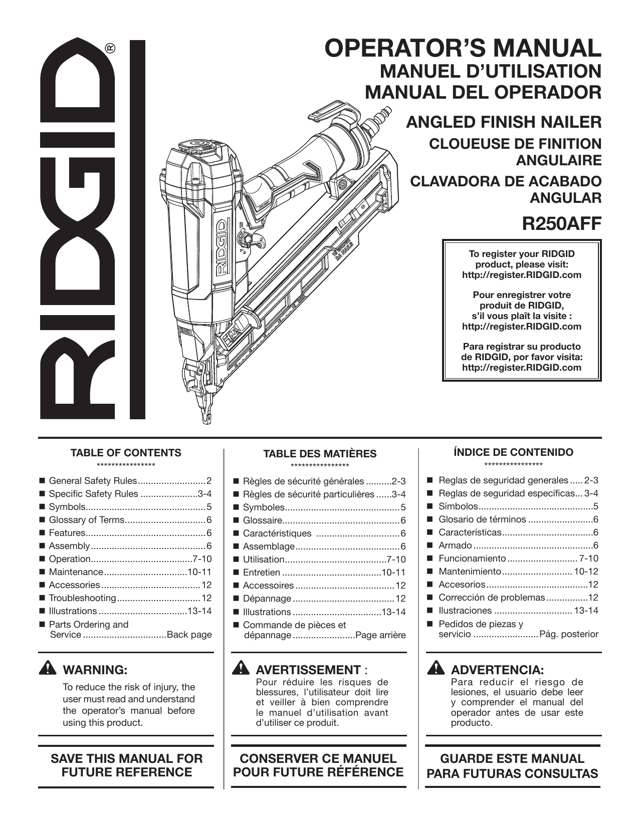 RIDGID 18Gauge 21/8 Brad Nailer, Clavadora De Puntillas,, 58 OFF