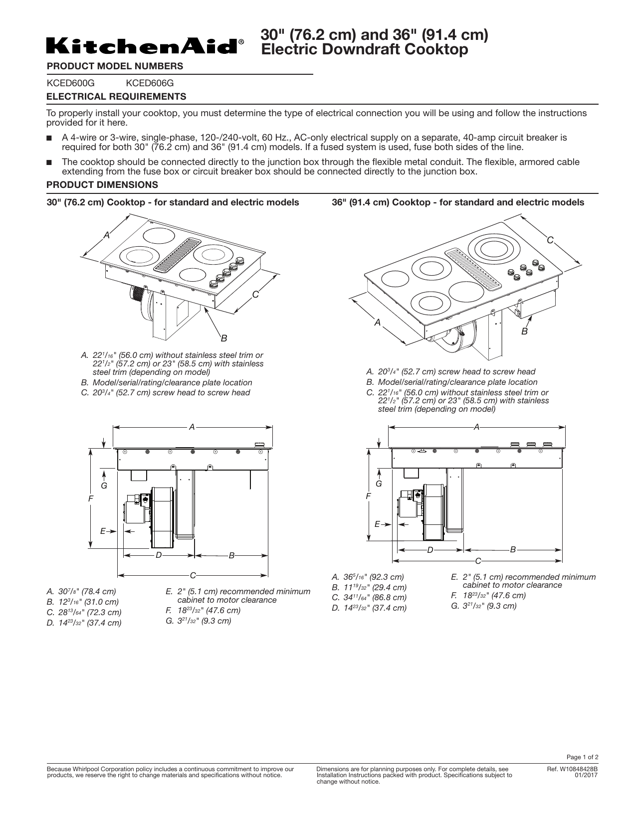 KitchenAid KCED600GSS, KCED606GSS, KCED600GBL, KCED606GBL Operating