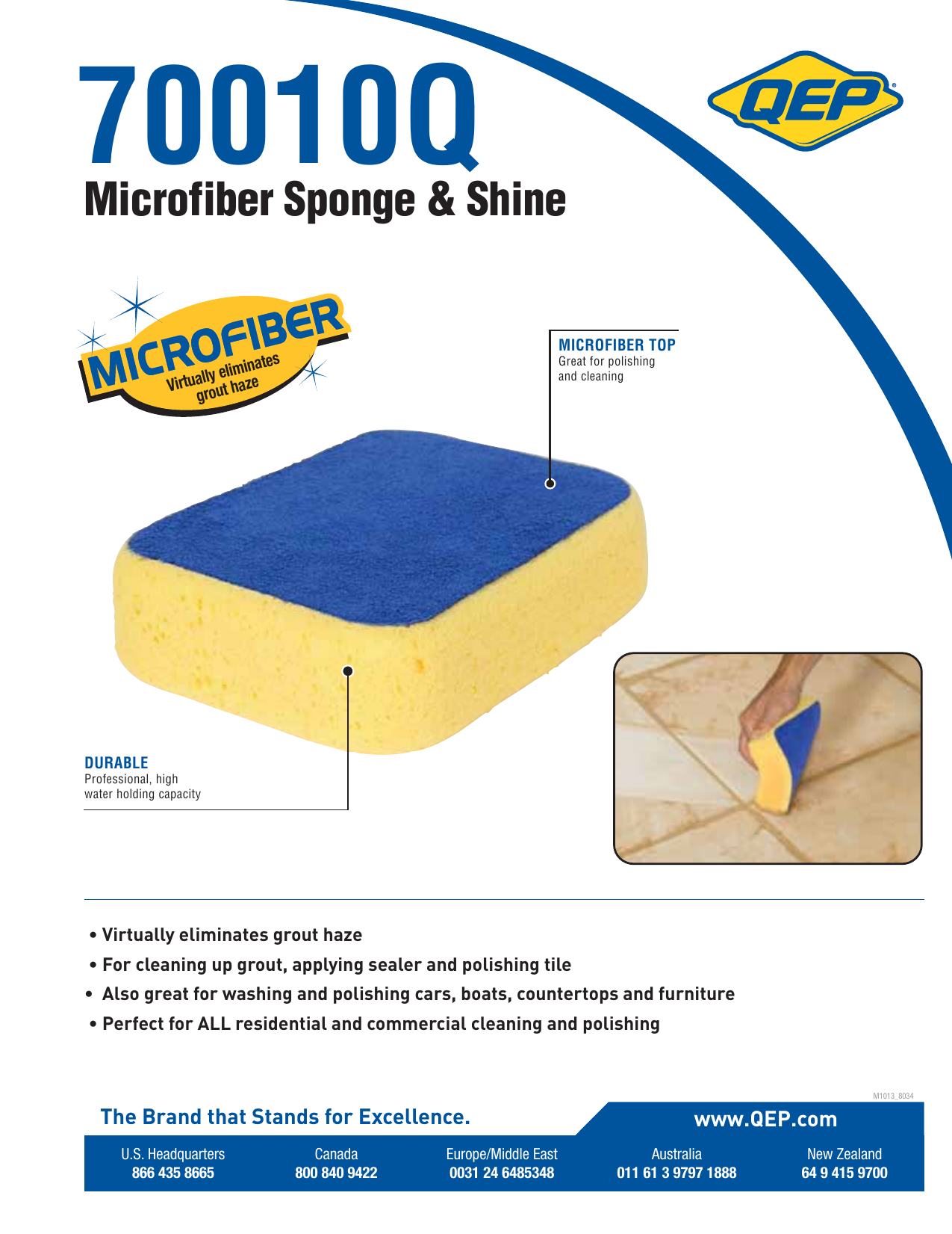 QEP Microfiber Sponge