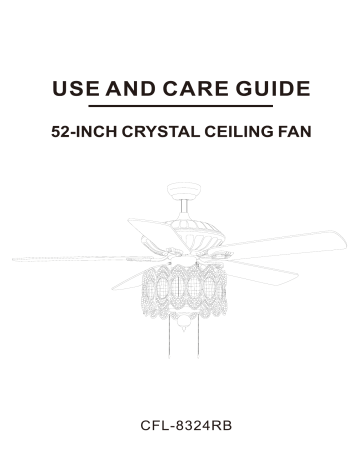 Warehouse of Tiffany Mariposa 52 in. Rustic Bronze Chandelier Ceiling Fan installation Guide | Manualzz