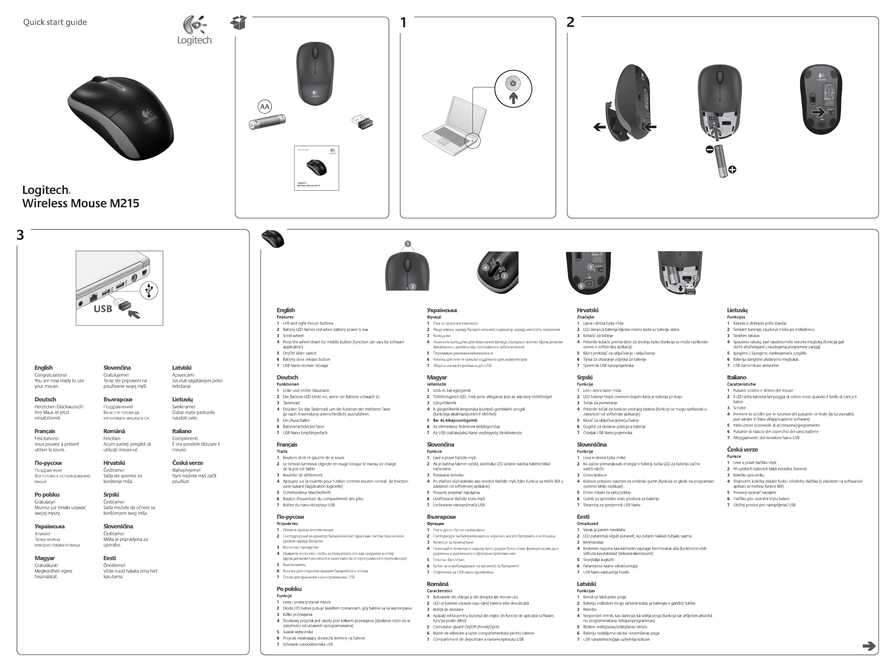 Logitech M215 Red User Manual Manualzz