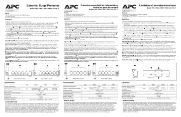 APC PM5-RS User Manual | Manualzz