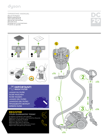 Dyson DC29 Allergy Руководство пользователя | Manualzz