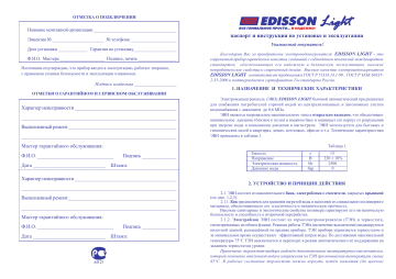 Edisson MS 15/душ User Manual | Manualzz
