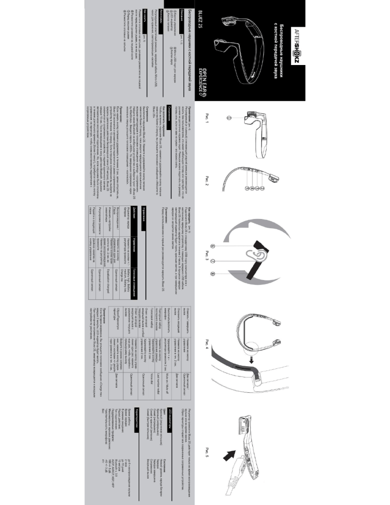 Aftershokz Bluez 2s Neon As500 User Manual Manualzz