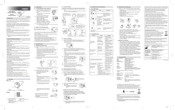 Omron R1 (HEM-6114-RU) User Manual | Manualzz