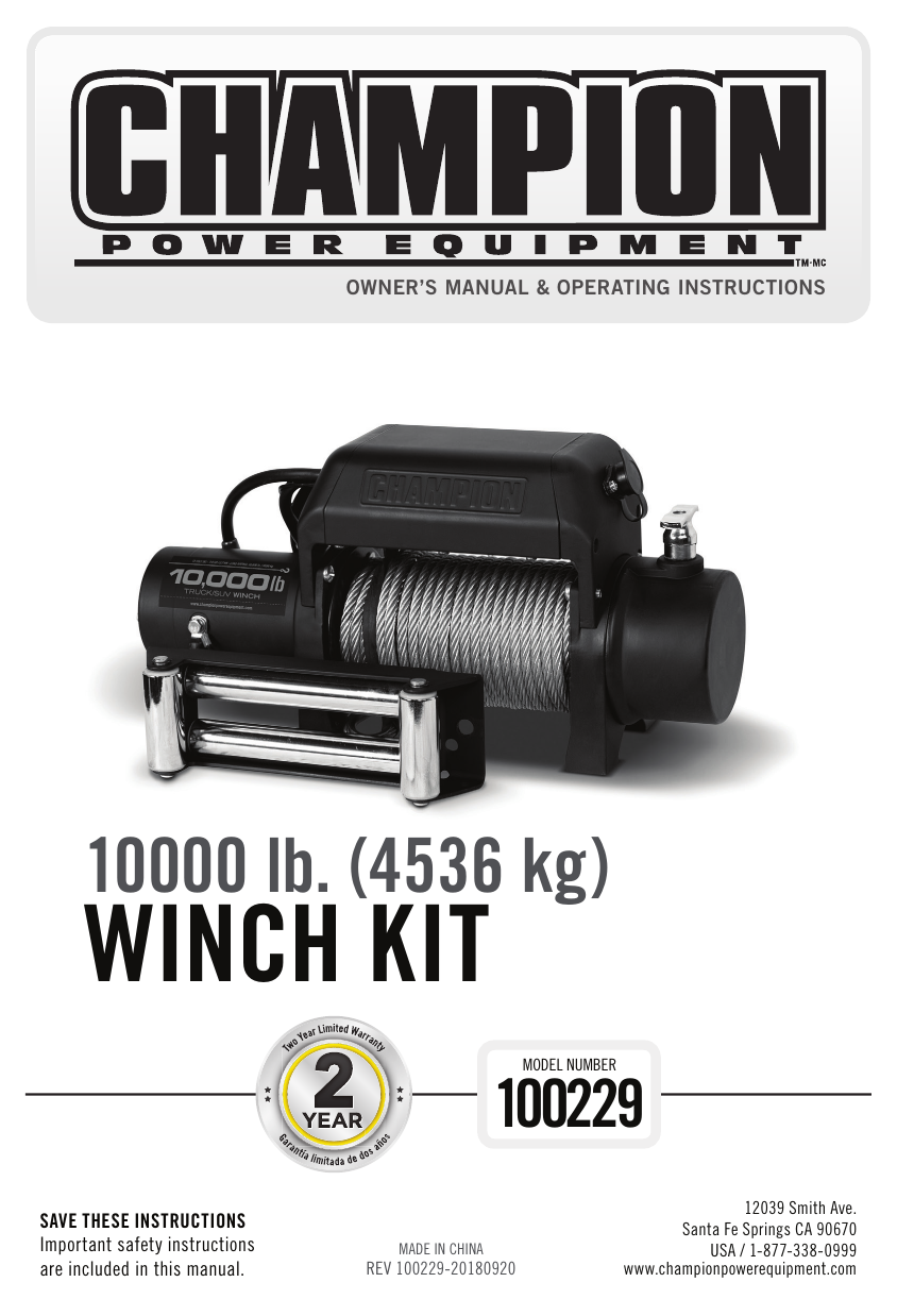champion winch wiring diagram Wiring Diagram
