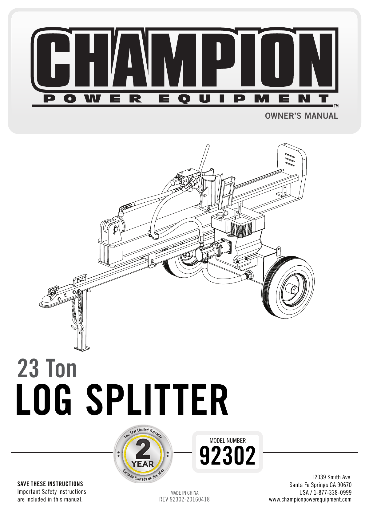 Idechampion 34 Ton Log Splitter Parts Diagram 35 - u4cjmzp