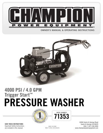 Champion power equipment 71353 Manual | Manualzz