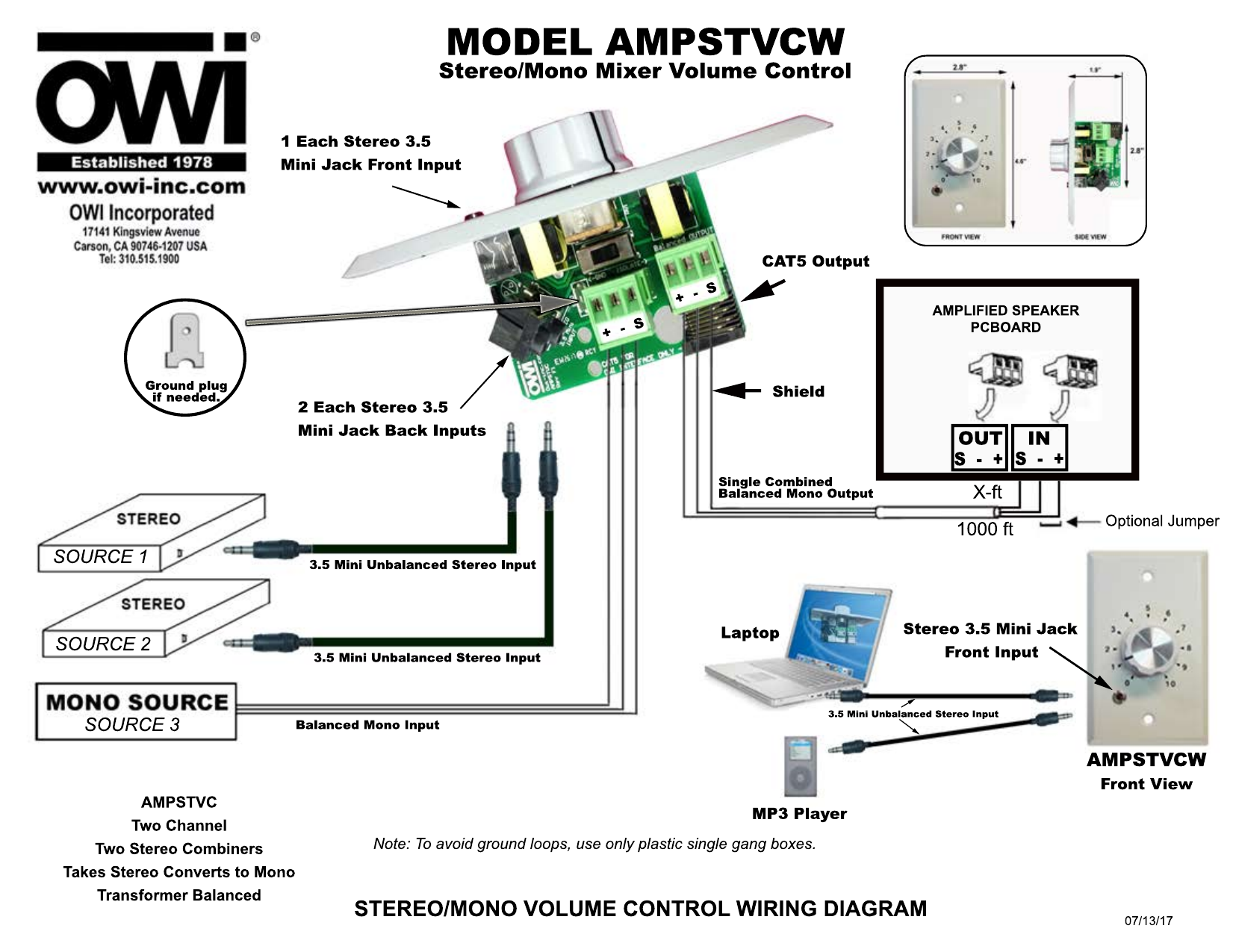 Owi Ampstvcw Wiring Diagram Manualzz