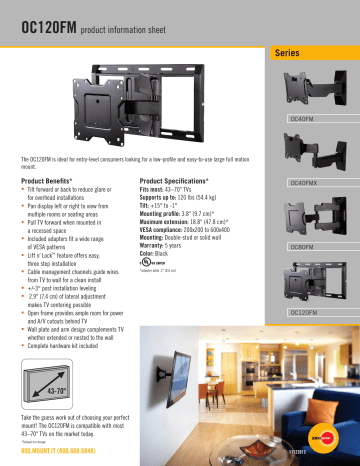 Omnimount Tv Wall Mount Instructions - Wall Design Ideas