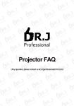 DR. J Professional HI-04 Video Projector User Guide