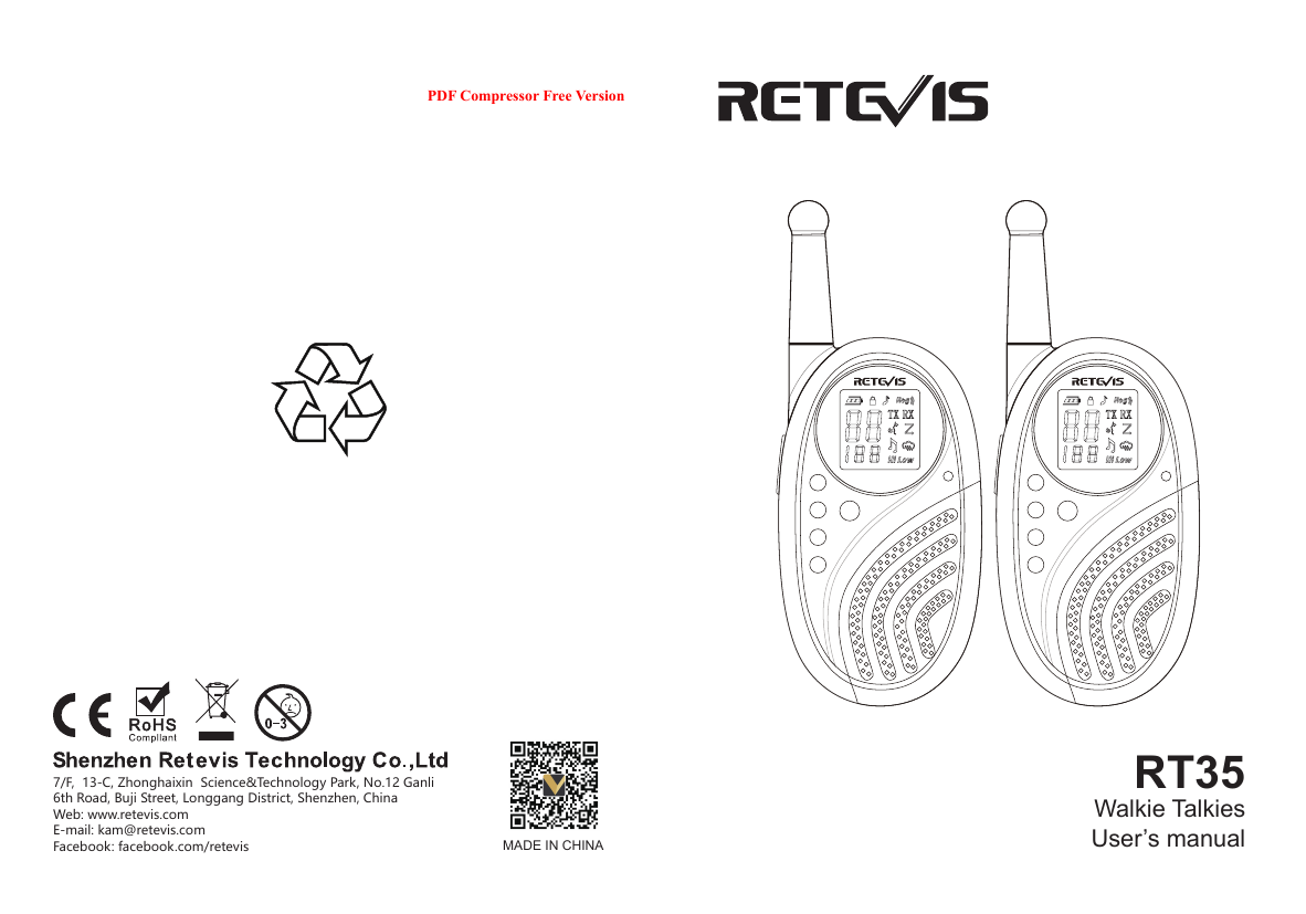 Retevis Fa9120a User Guide Manualzz