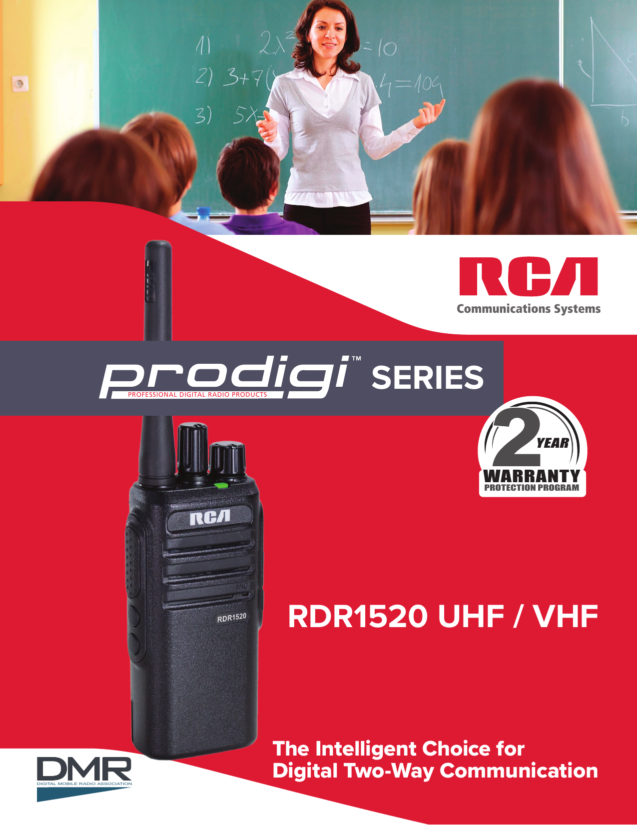 RCA Communications Systems (2 Pack) RCA RCX1520V Professional Compact DMR  3WATT VHF Digital Portable Radio Two-Way Radio Specification Sheet |  Manualzz