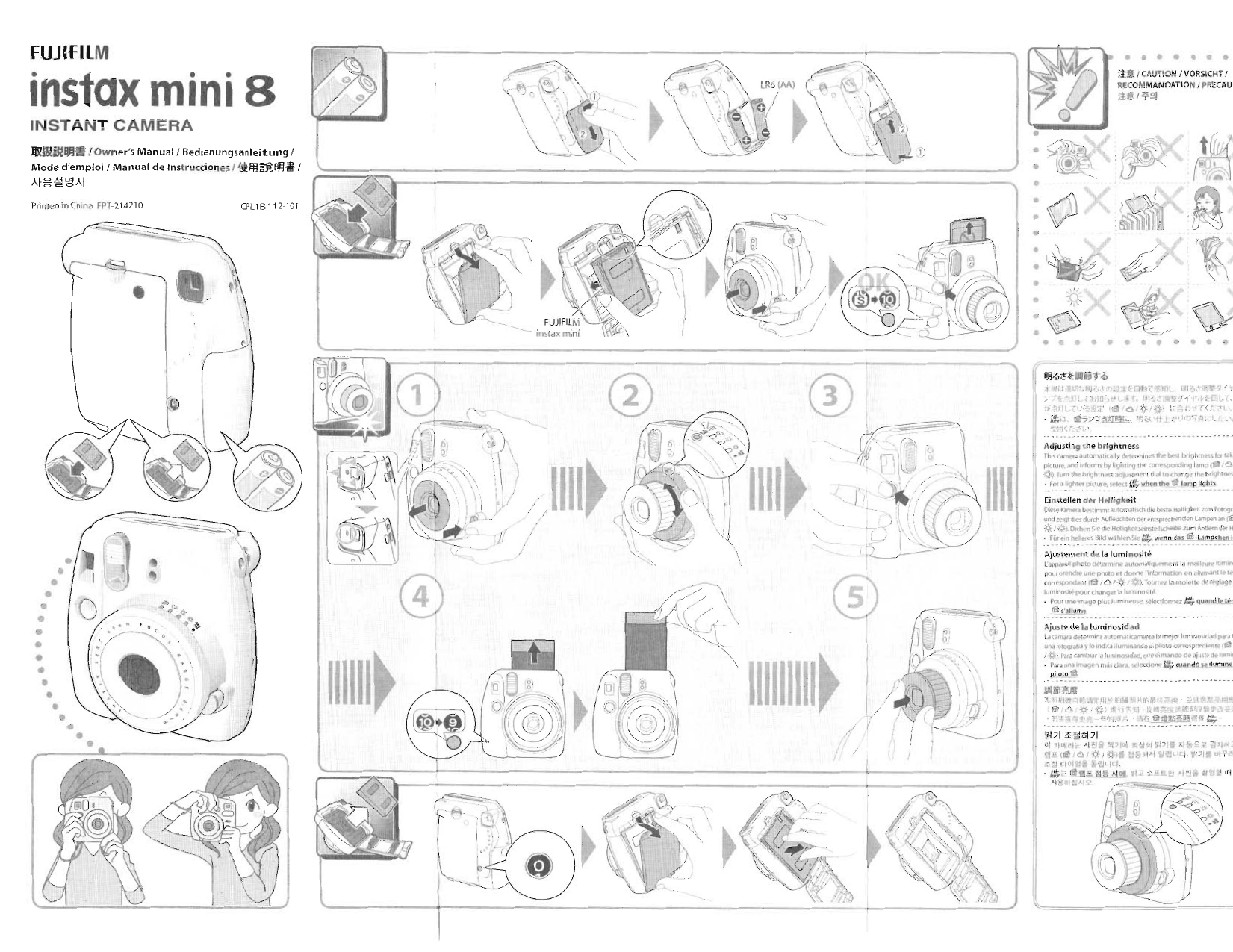 Fujifilm Instax Mini 8 Blue User Manual Manualzz