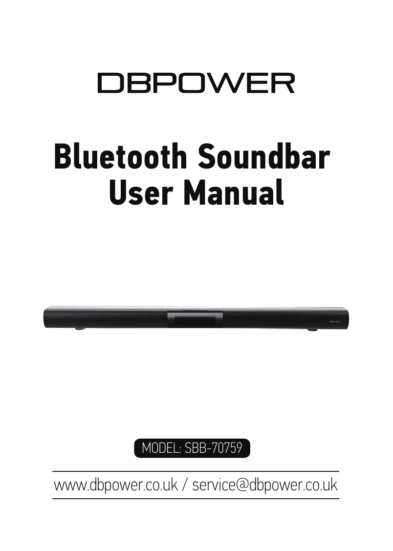 Dbpower soundbar store