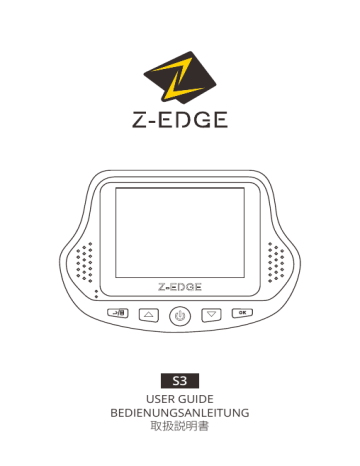 Z Z-Edge S3002 On-Dash Camera User Guide | Manualzz