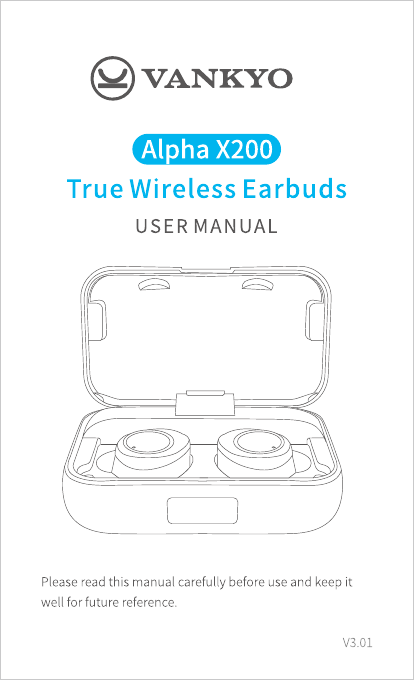 true wireless earbuds vankyo x200