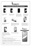 Purity UU000070 Screen Protector User Guide