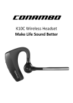 Conambo FRK10C Single Ear Bluetooth Headset User Guide