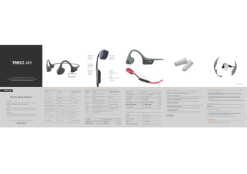 Aftershokz AS650 Earbud Headphone User Manual | Manualzz