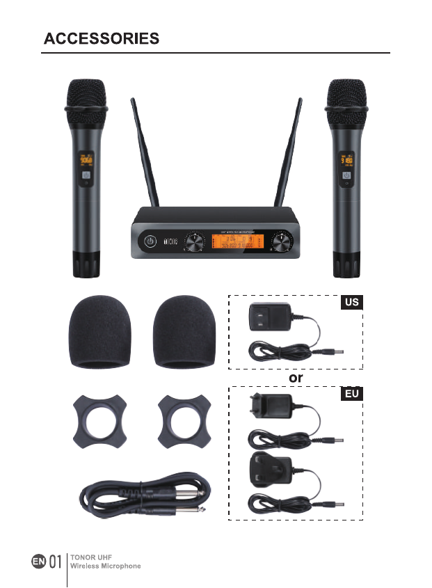 TW-820 Dual Wireless Microphone – TONOR