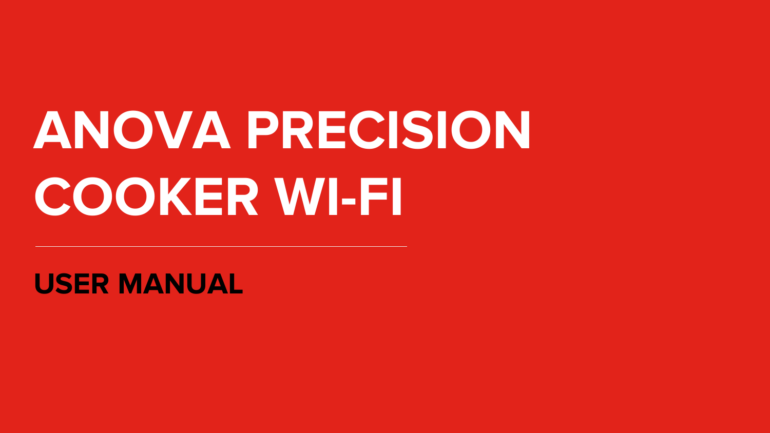 Anova Culinary A3 2 120v Us Sous Vide Machine User Manual Manualzz