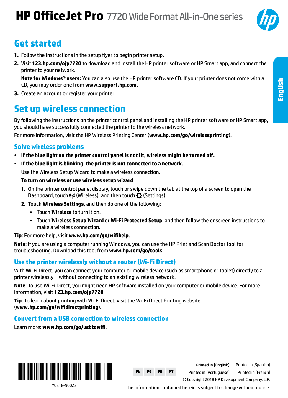 Hp Ojp 7720 User Manual Manualzz