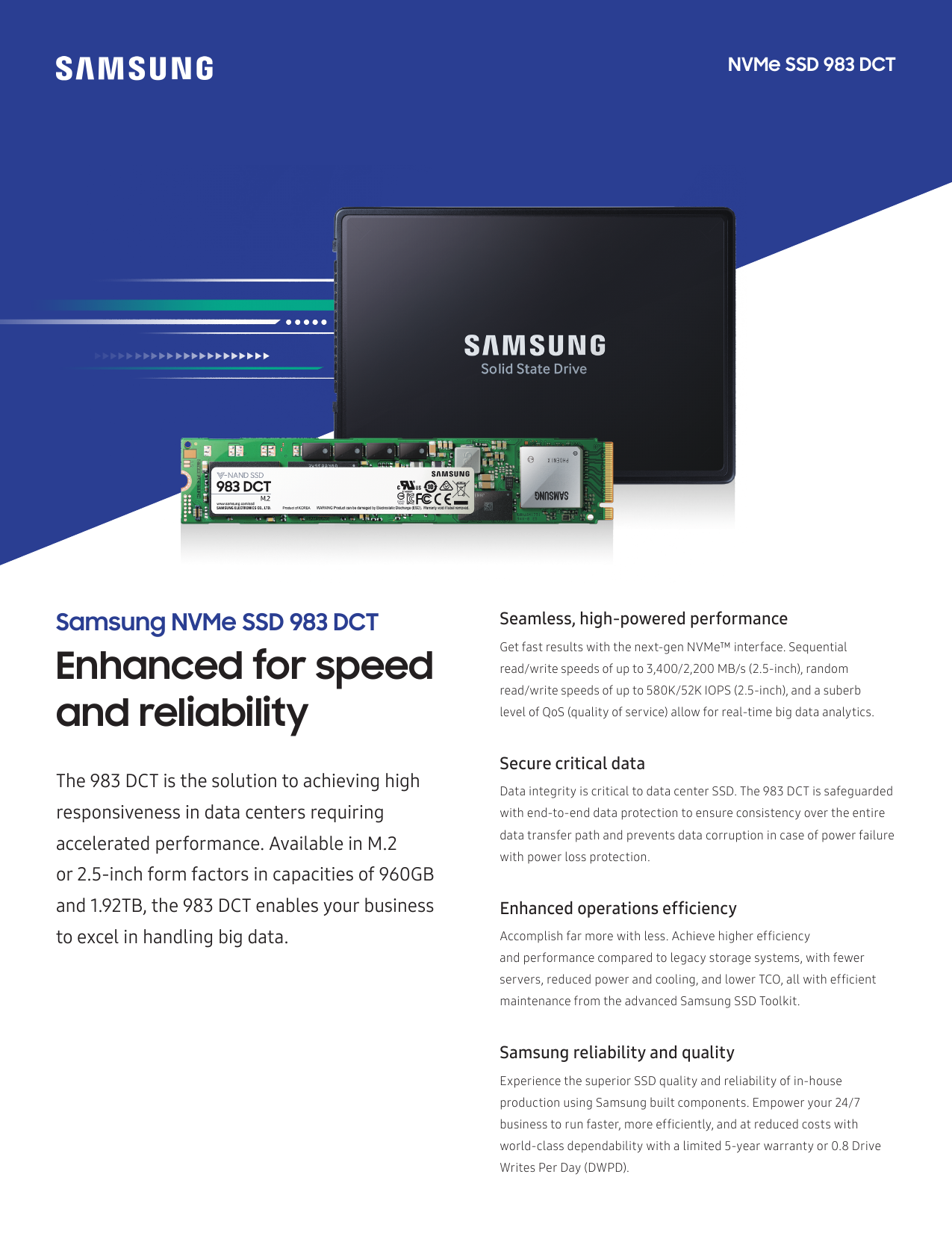 Samsung Mz 1lb1t9ne Internal Solid State Drive User Guide Manualzz