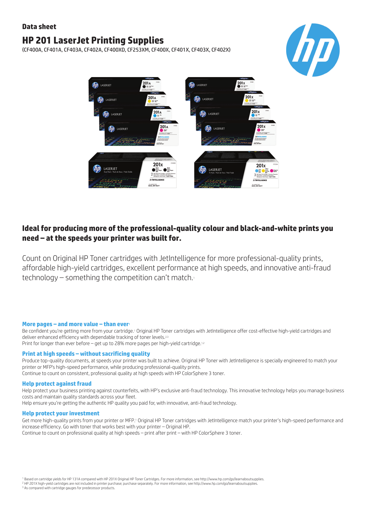 HP CF253XM Laser Printer Drums \u0026 Toner 