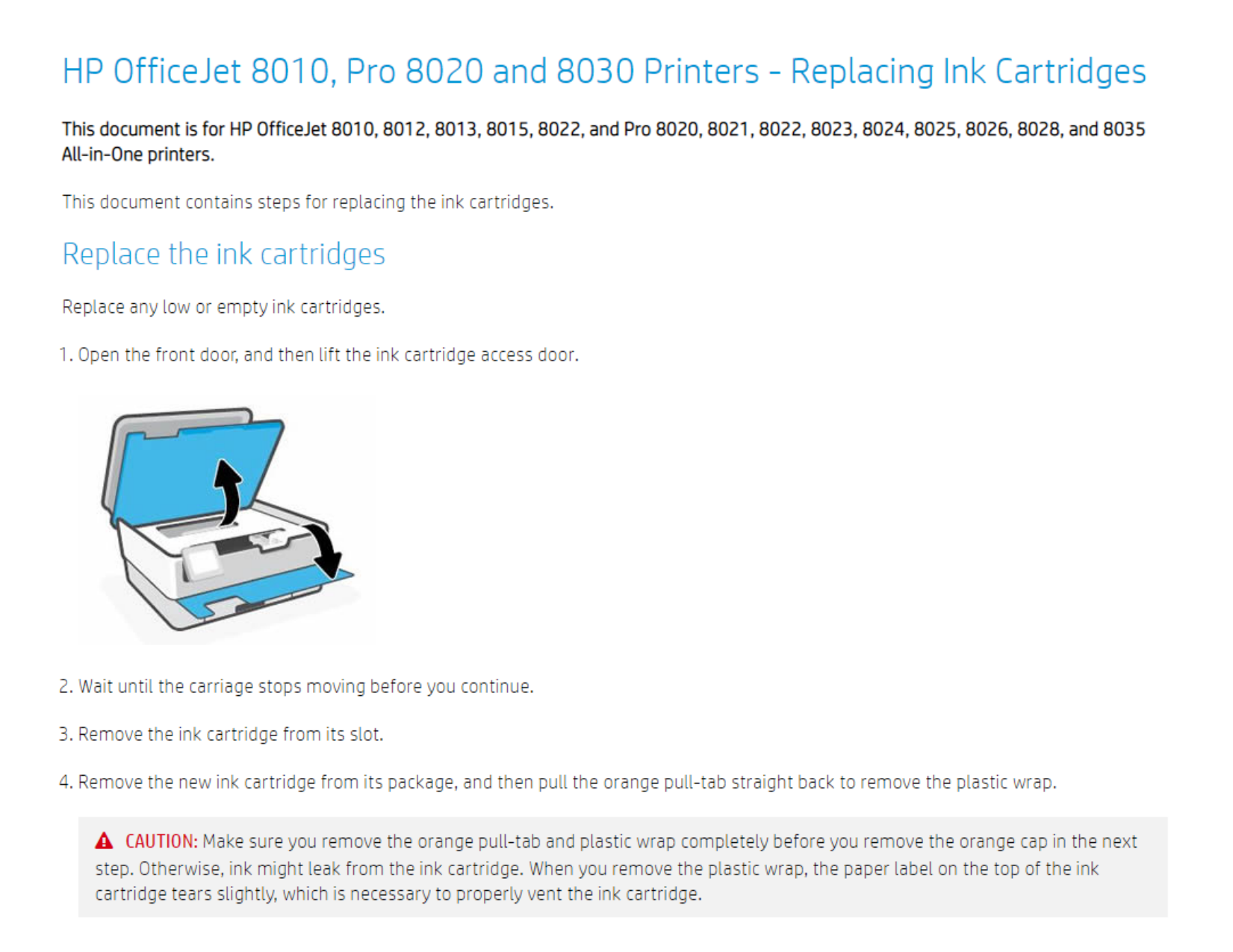 hp officejet pro 8026 cartridge