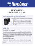 VersaInk VH63MS-5263 Inkjet Printer Ink User Guide