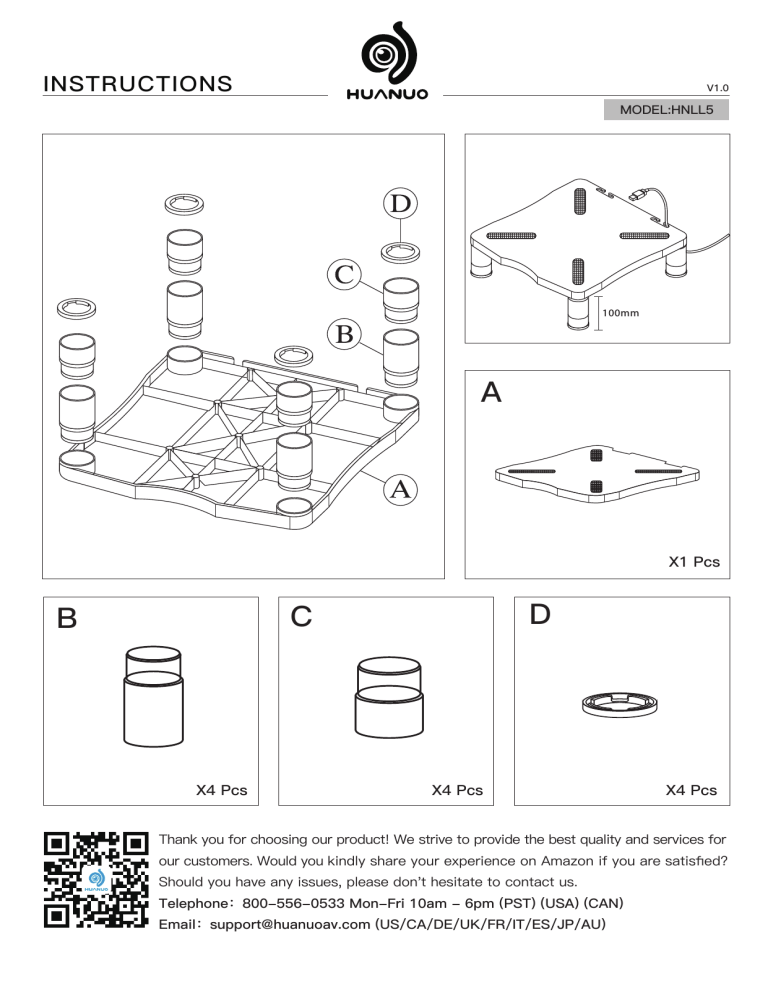HUANUO 8542016541 User manual | Manualzz