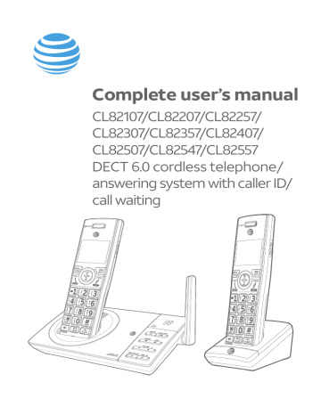 AT&T CL82407 Landline Phone User Guide | Manualzz