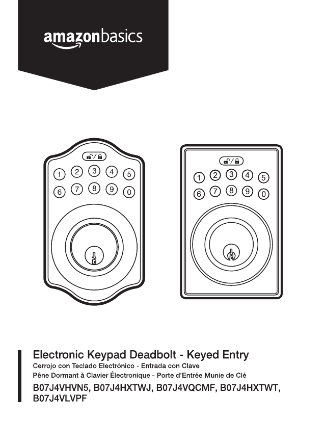 defiant keypad deadbolt manual