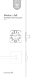 ULTRALOQ Ultraloq U-Bolt Bluetooth Enabled Keypad Smart Deadbolt   WiFi Bridge, Satin Nickel, Compatible Deadbolt User Manual