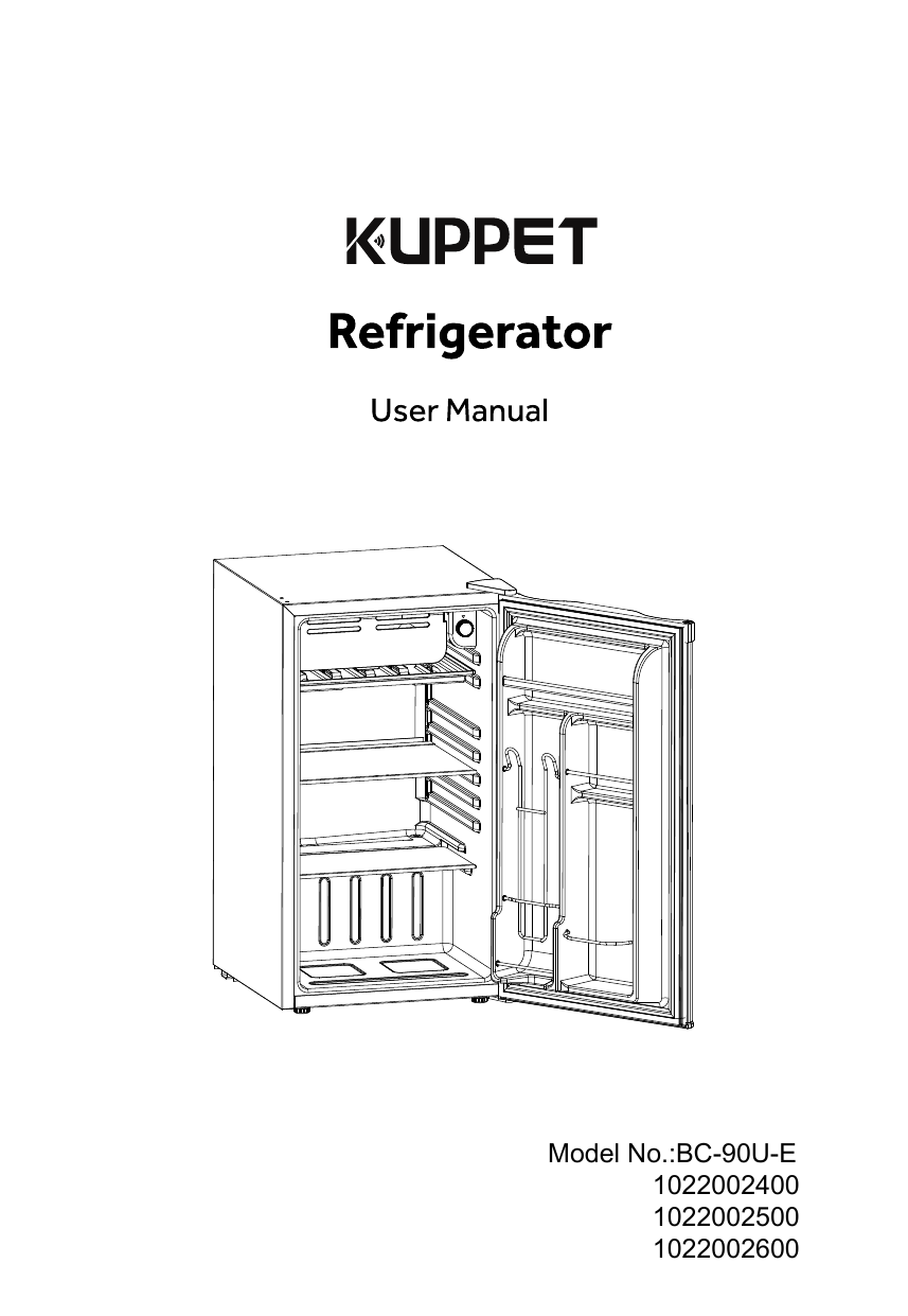 KUPPET Kuppet Compact Refrigerator Mini Refrigerator Small Drink Food  Storage Machine for Dorm, Garage, Camper, Basement or Office, Single Door Mini  Fridge, 3.2 Cu.Ft (White) Compact Refrigerator User Manual | Manualzz