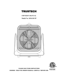 TRUSTECH Space Heater Electric Space Heater User Manual
